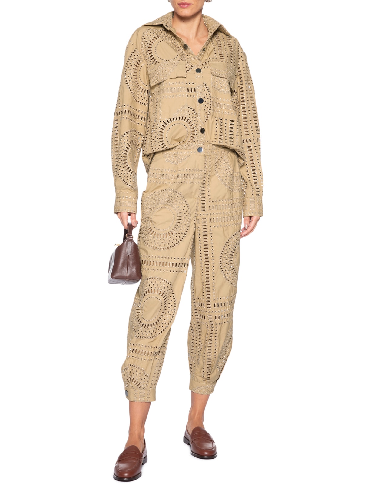 Camisa Feminina Nanna Marrom Le Lis