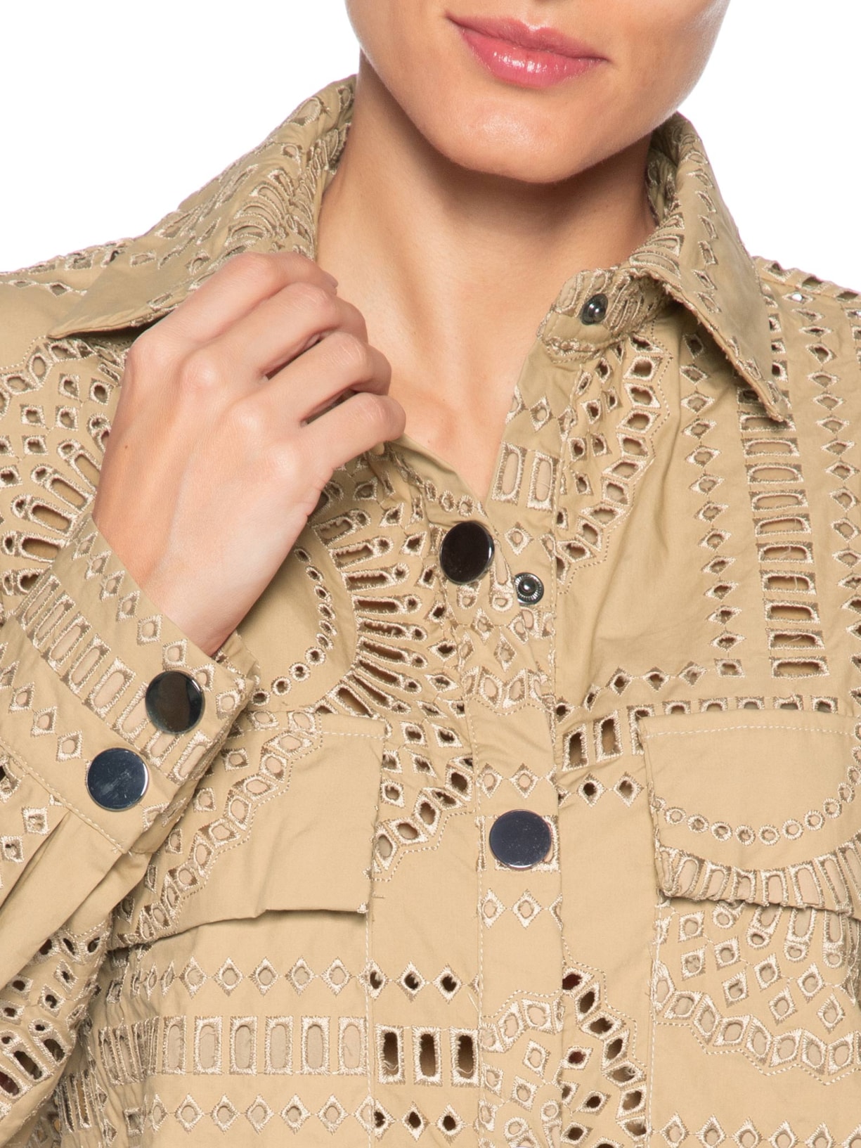 Camisa Feminina Nanna Marrom Le Lis