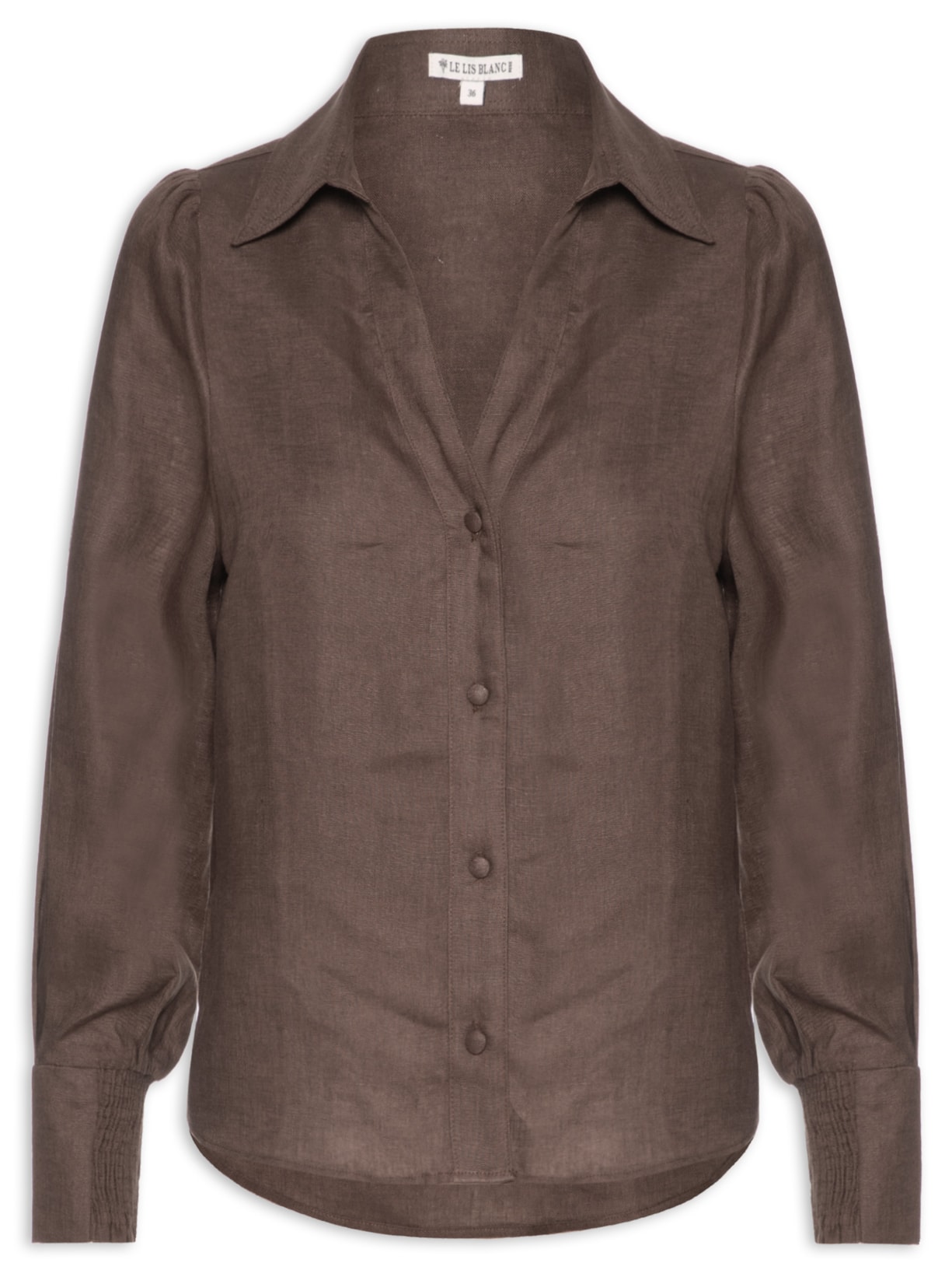 Camisa Feminina New Beck - Marrom