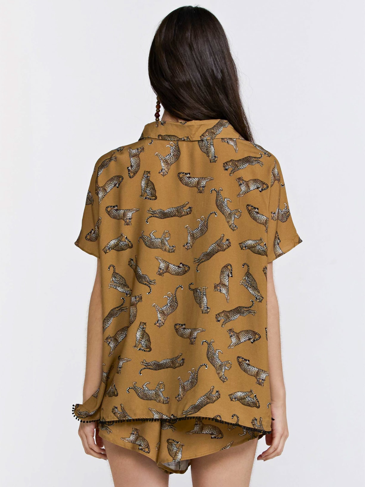 Camisa Feminina Nina Amarelo Triya