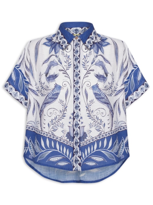 Camisa Feminina Nina - Branco