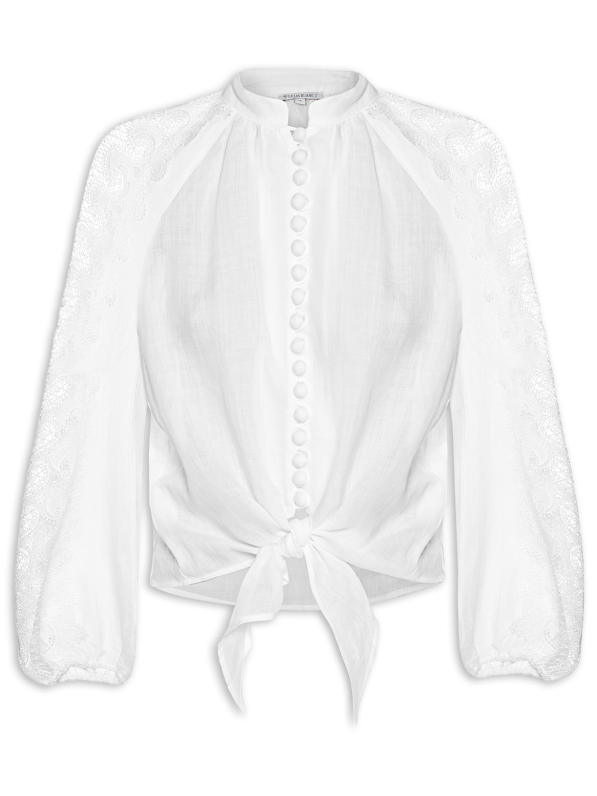 Camisa Feminina Nó Ana I - Off White