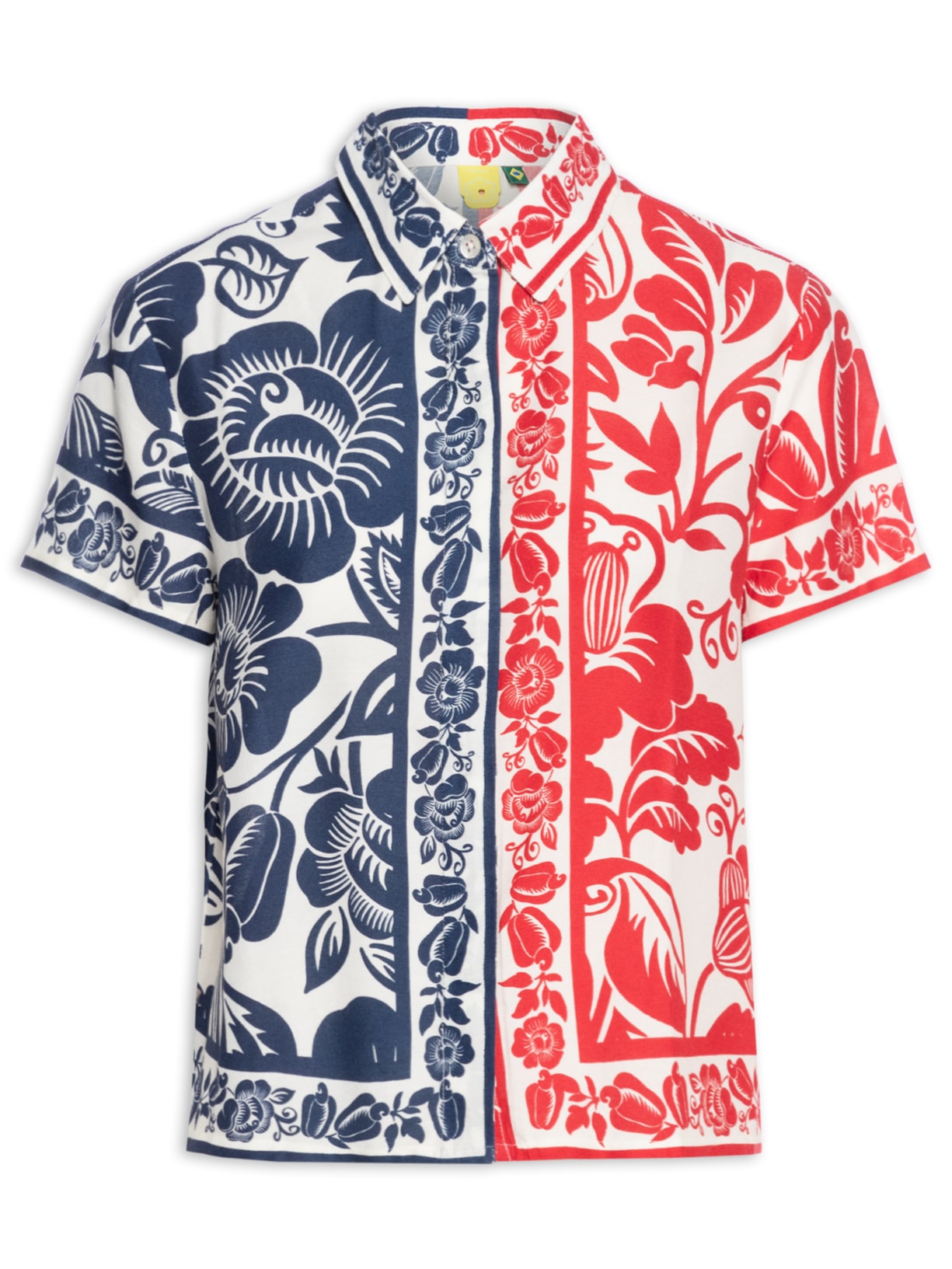 Camisa Feminina Noite de Pássaro - Azul