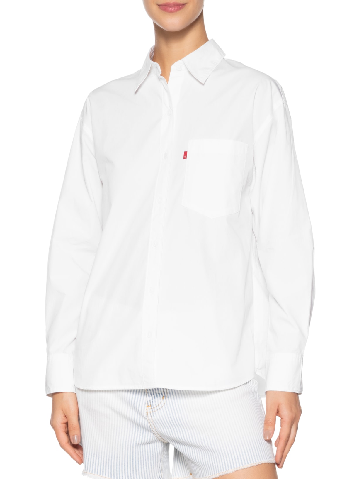 Camisa Feminina Nola Menswear Shirt Branco Levi's