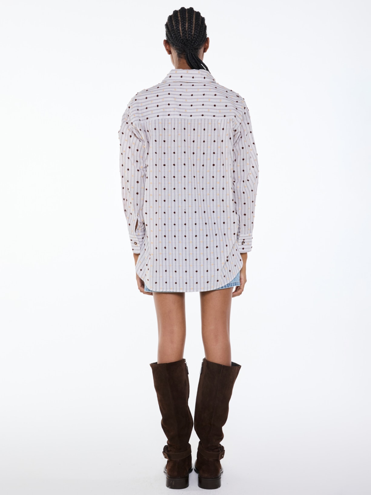 Camisa Feminina Nuts I26 Cinza Mixed
