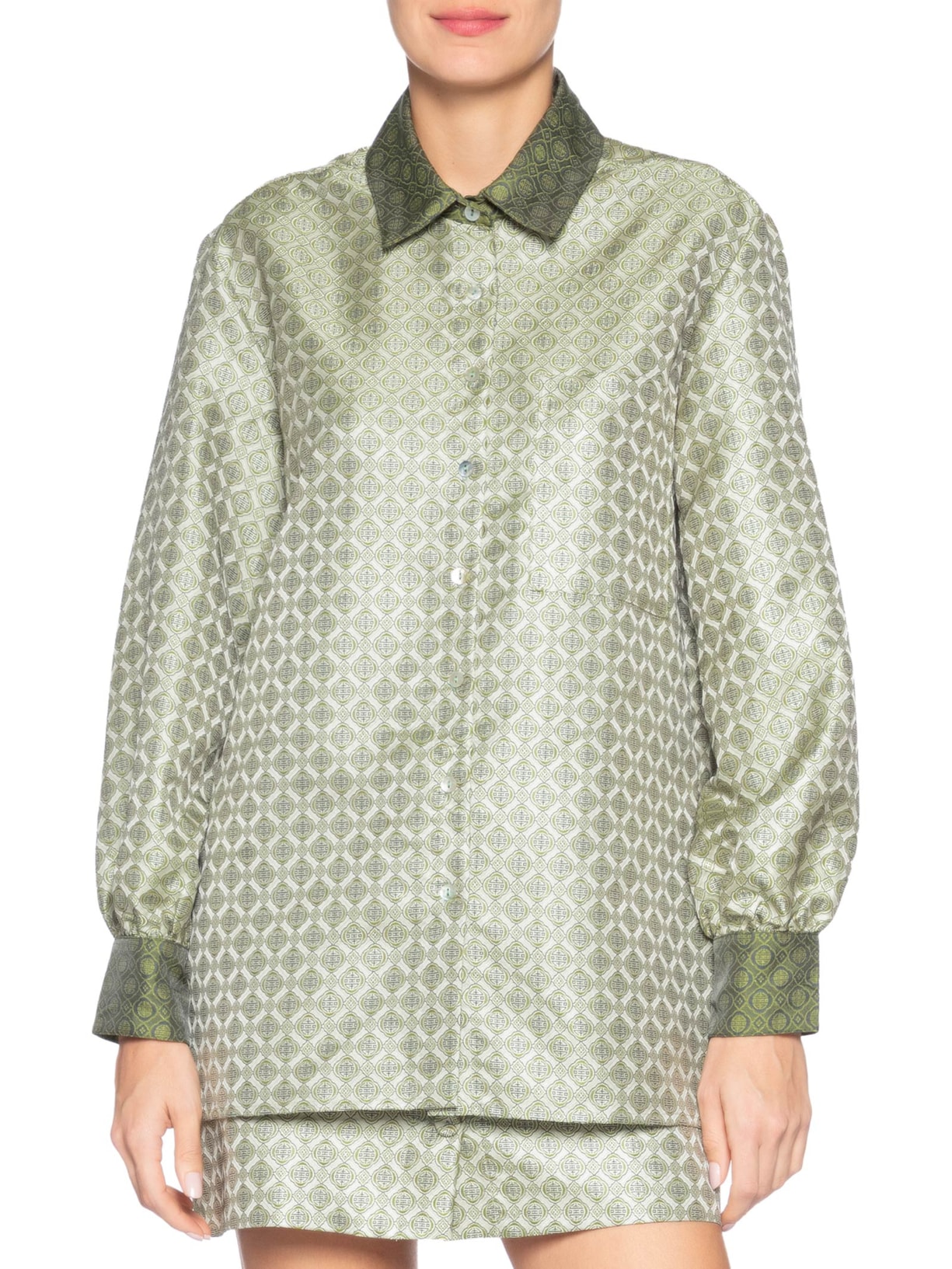 Camisa Feminina Olive Verde All Most Vintage