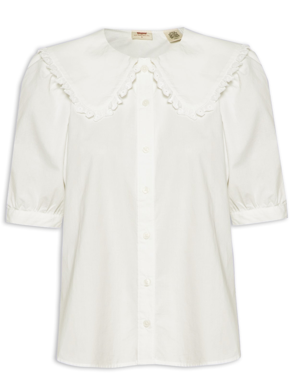 Camisa Feminina Olympia Collar - Branco