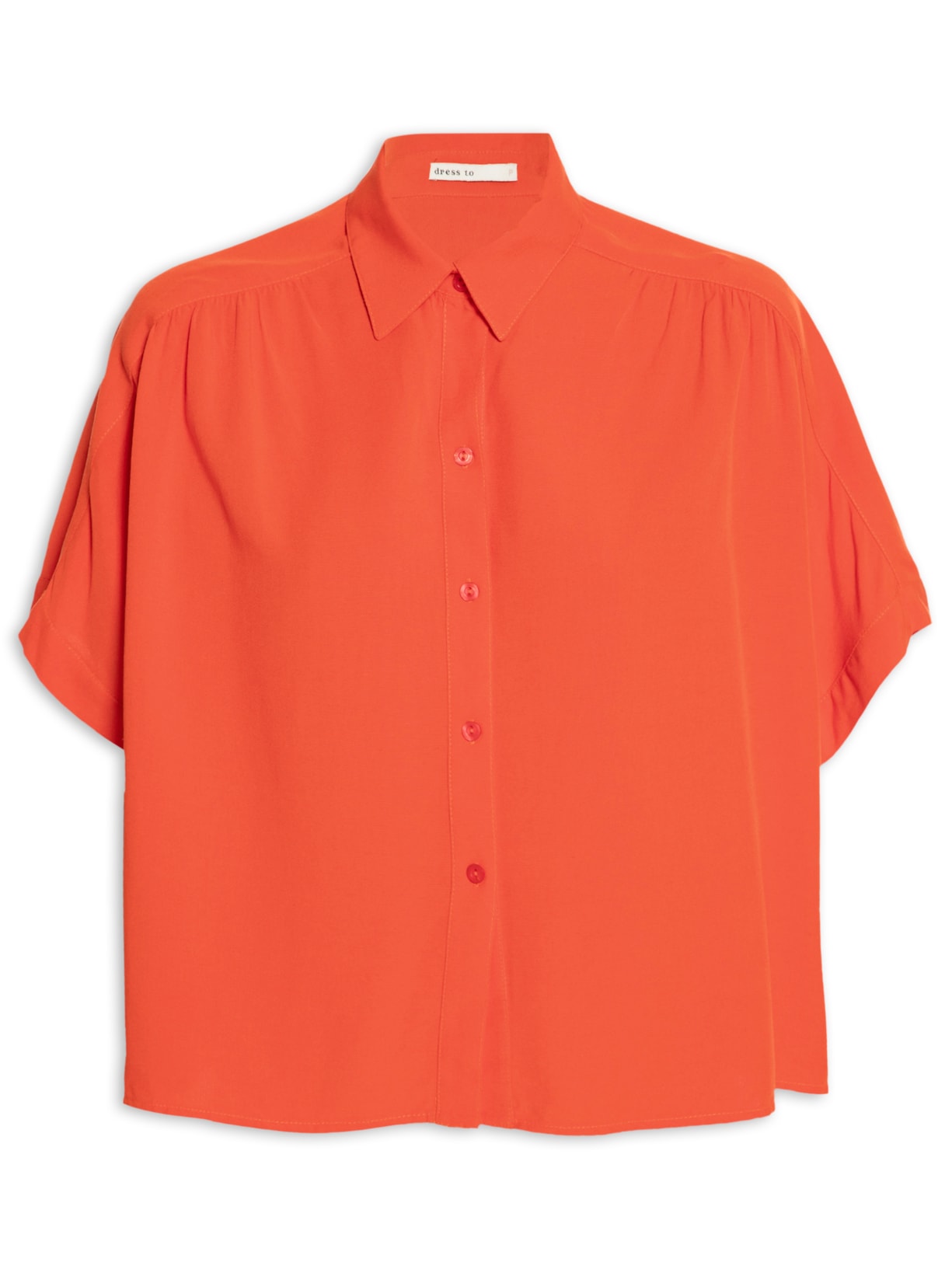 Camisa Feminina Ombro Deslocado - Vermelho