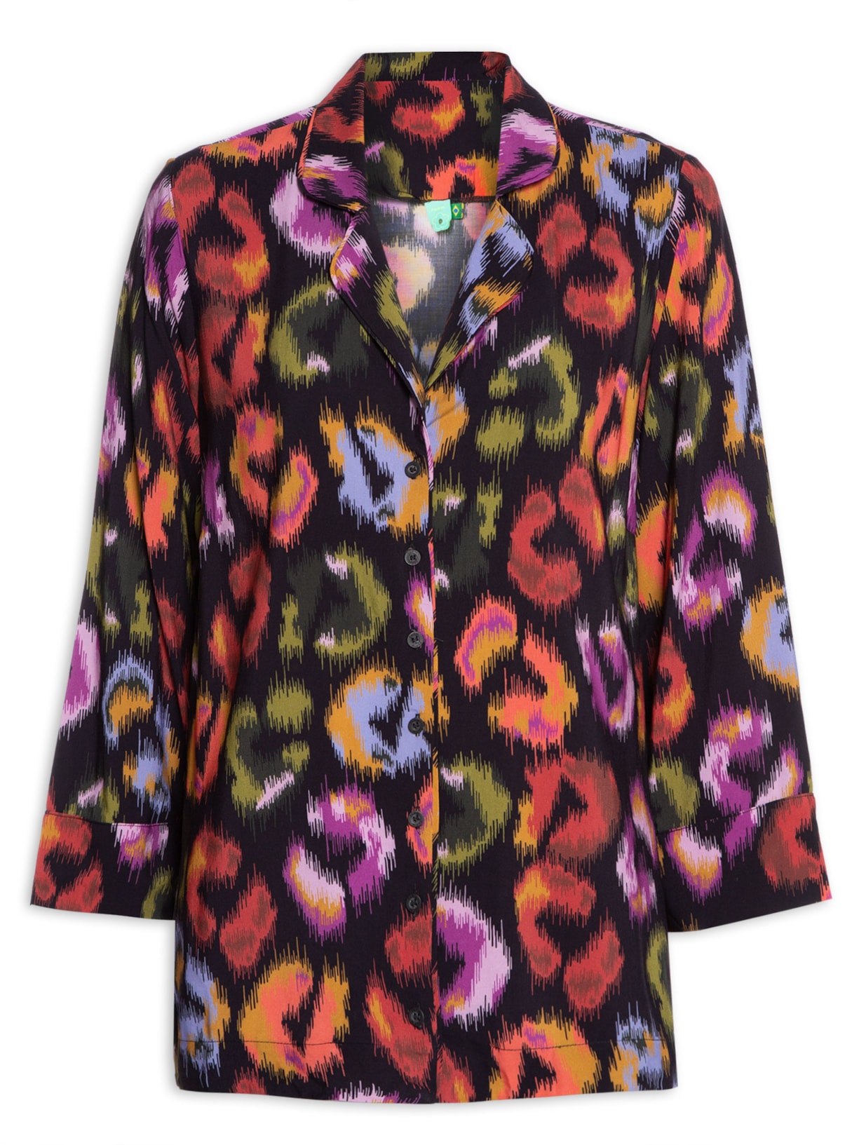 Camisa Feminina Onça De Cor Preto Farm