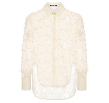 Camisa Feminina Over Fiore - Bege