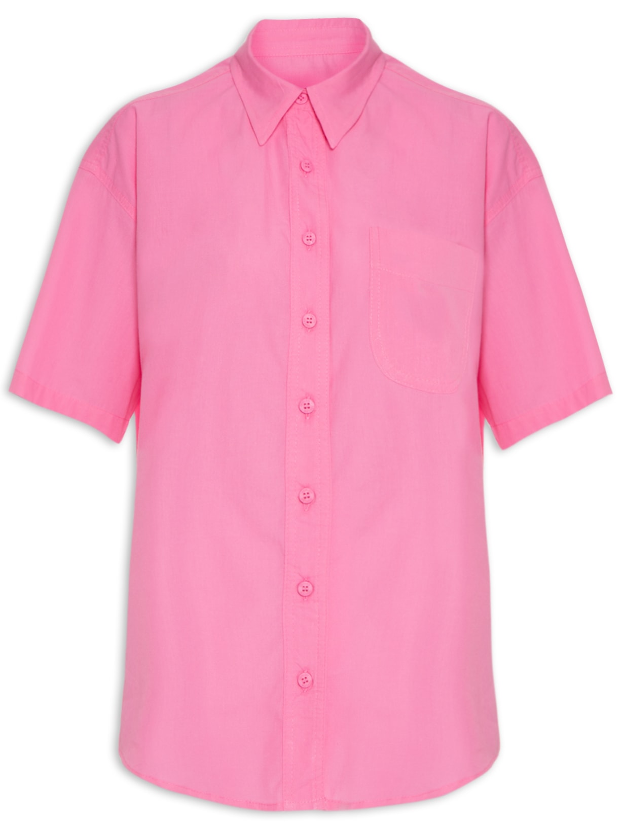 Camisa Feminina Over - Rosa