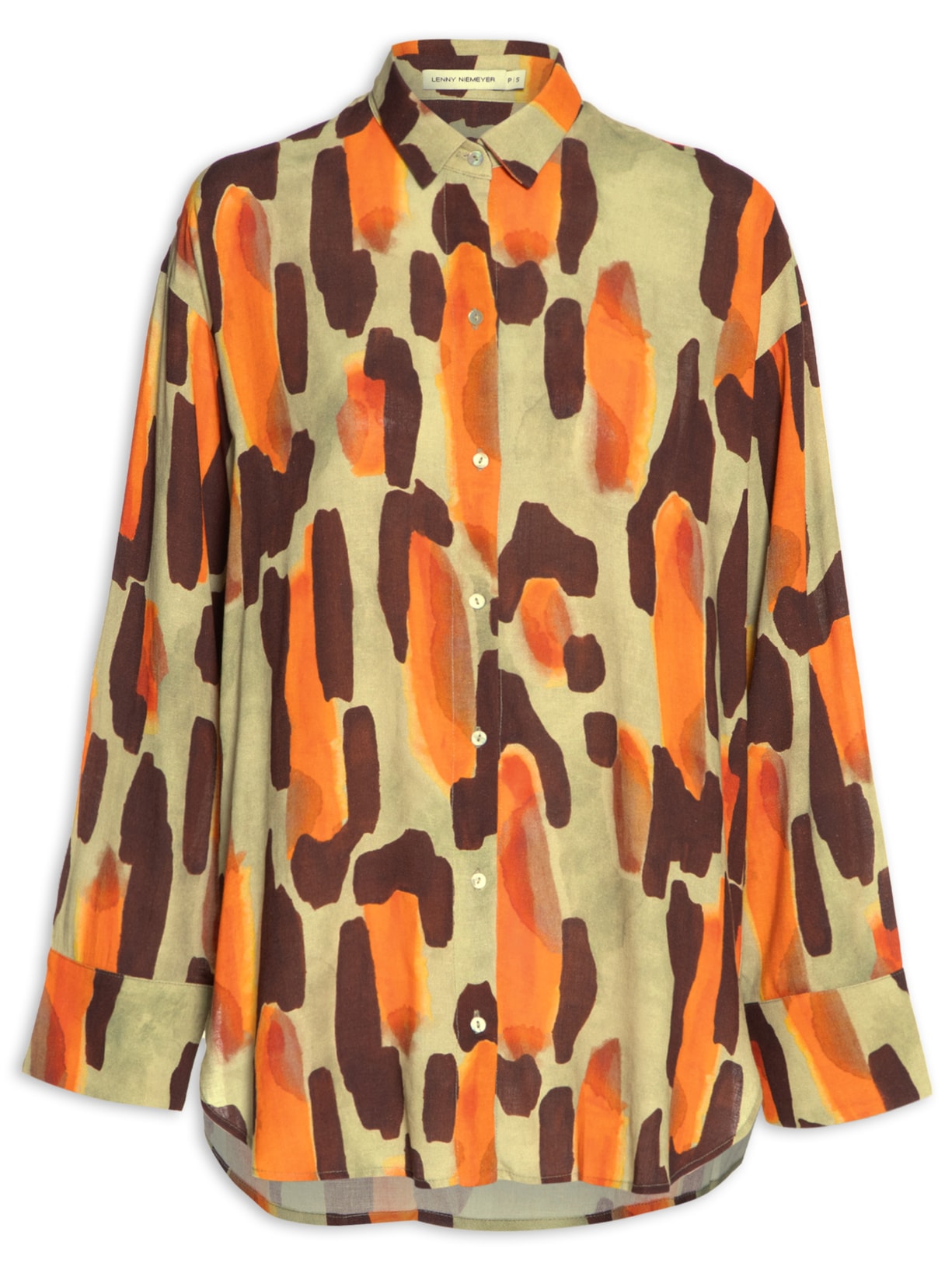 Camisa Feminina Oversized Light Verde Lenny Niemeyer