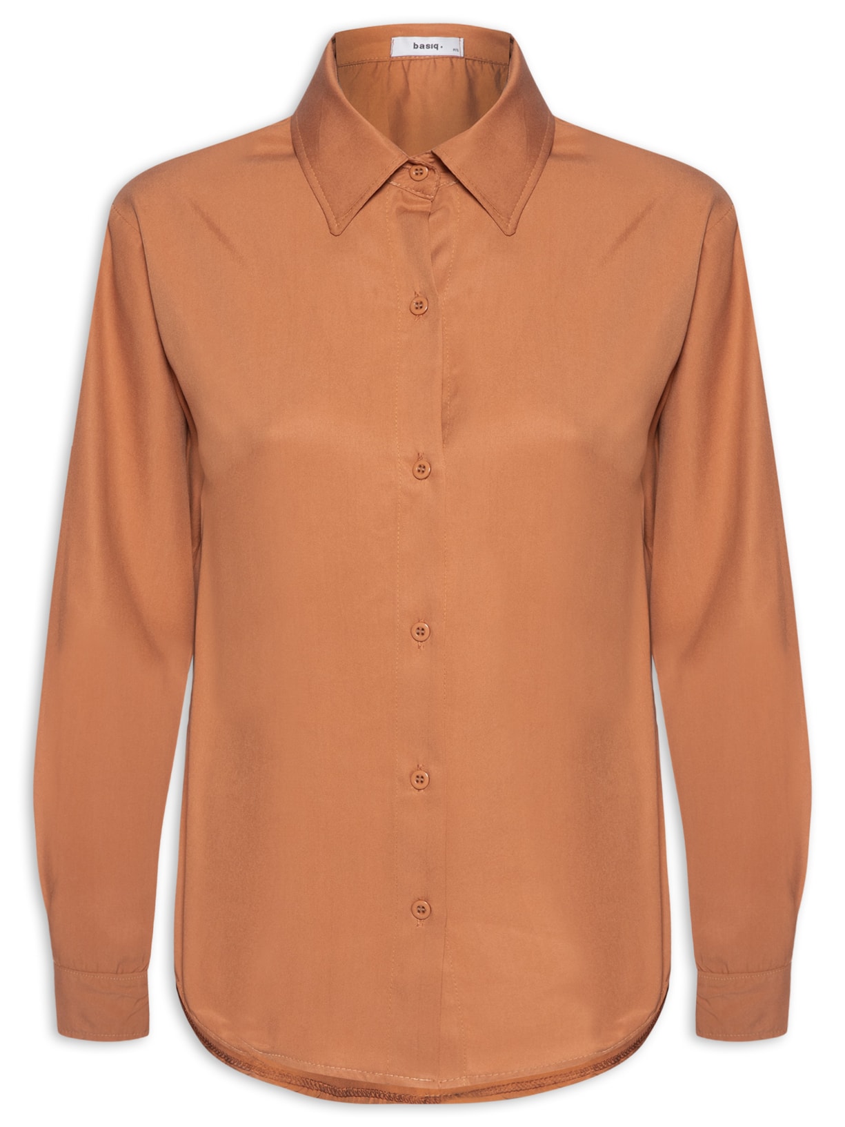 Camisa Feminina Oversized - Marrom