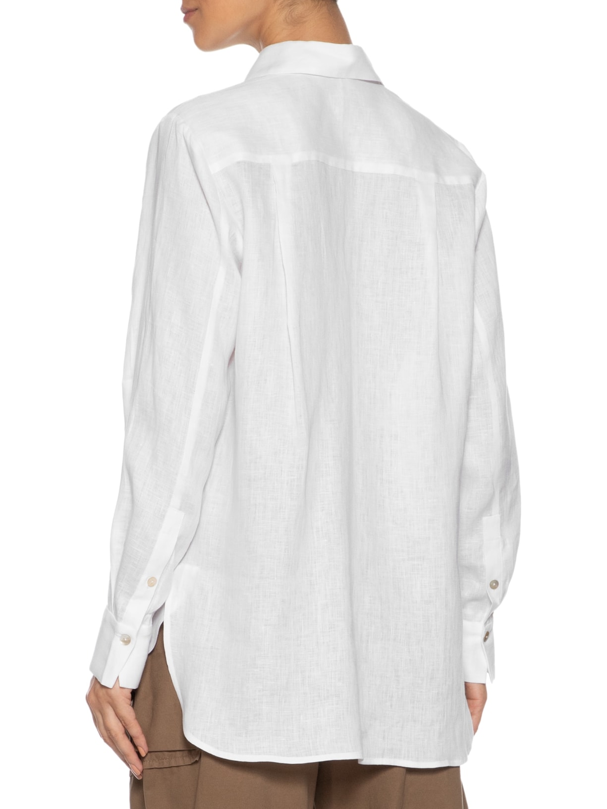 Camisa Feminina Perene Cambraia Branco Animale