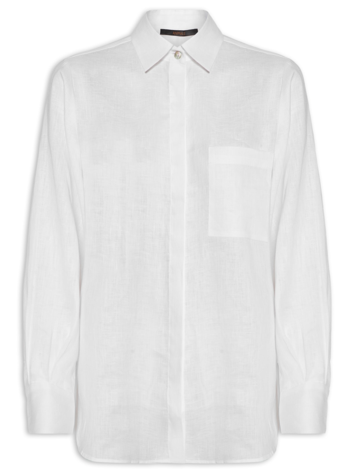 Camisa Feminina Perene Cambraia Branco Animale