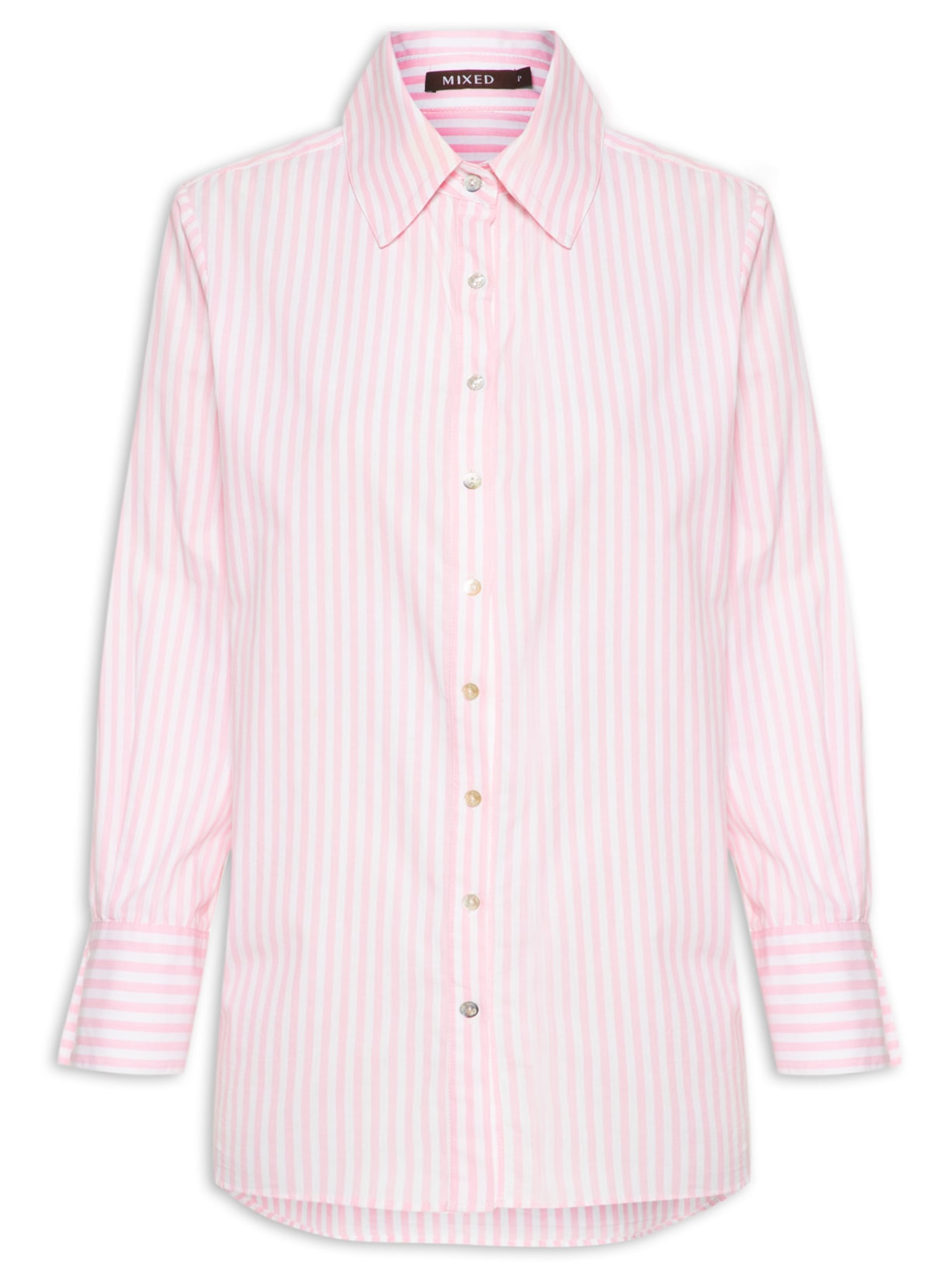 Camisa Feminina Pink Lines - Rosa