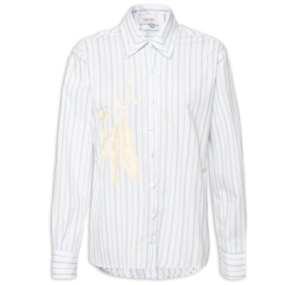 Camisa Feminina Pisello - Azul