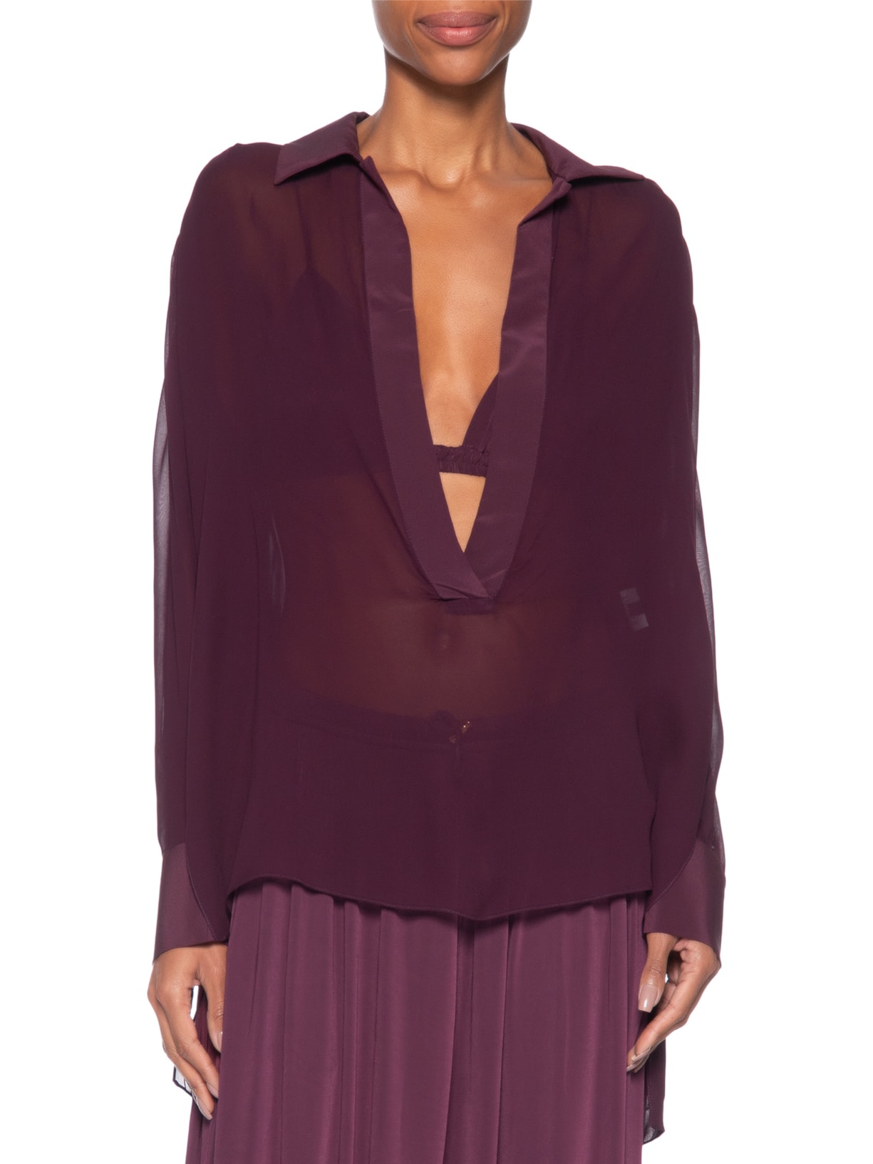 Camisa Feminina Polo Decotão – Vermelho Animale