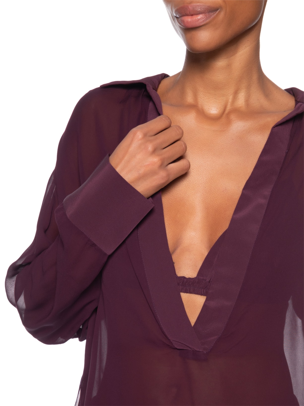 Camisa Feminina Polo Decotão – Vermelho Animale