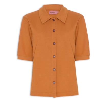 Camisa Feminina Polo Honey I26 - Laranja