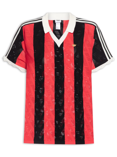 Camisa Feminina Polo - Vermelho