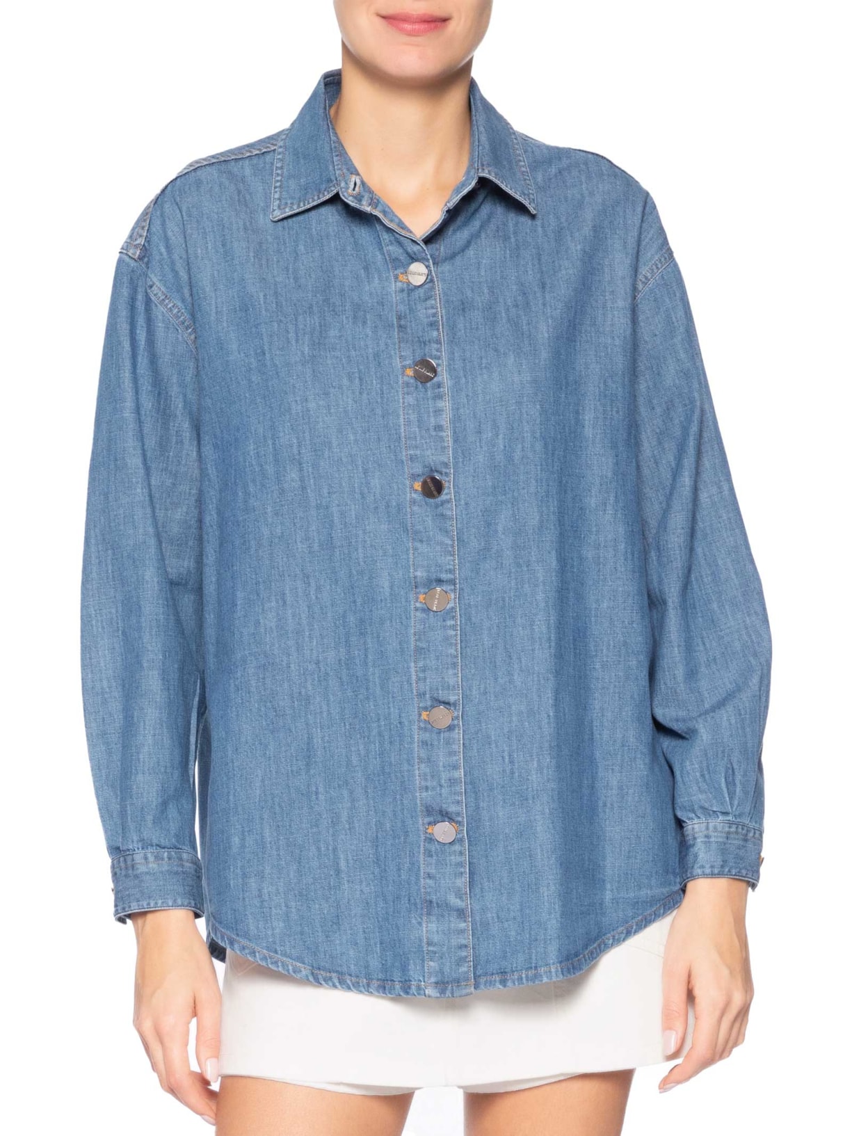 Camisa Feminina Pri Azul Le Lis
