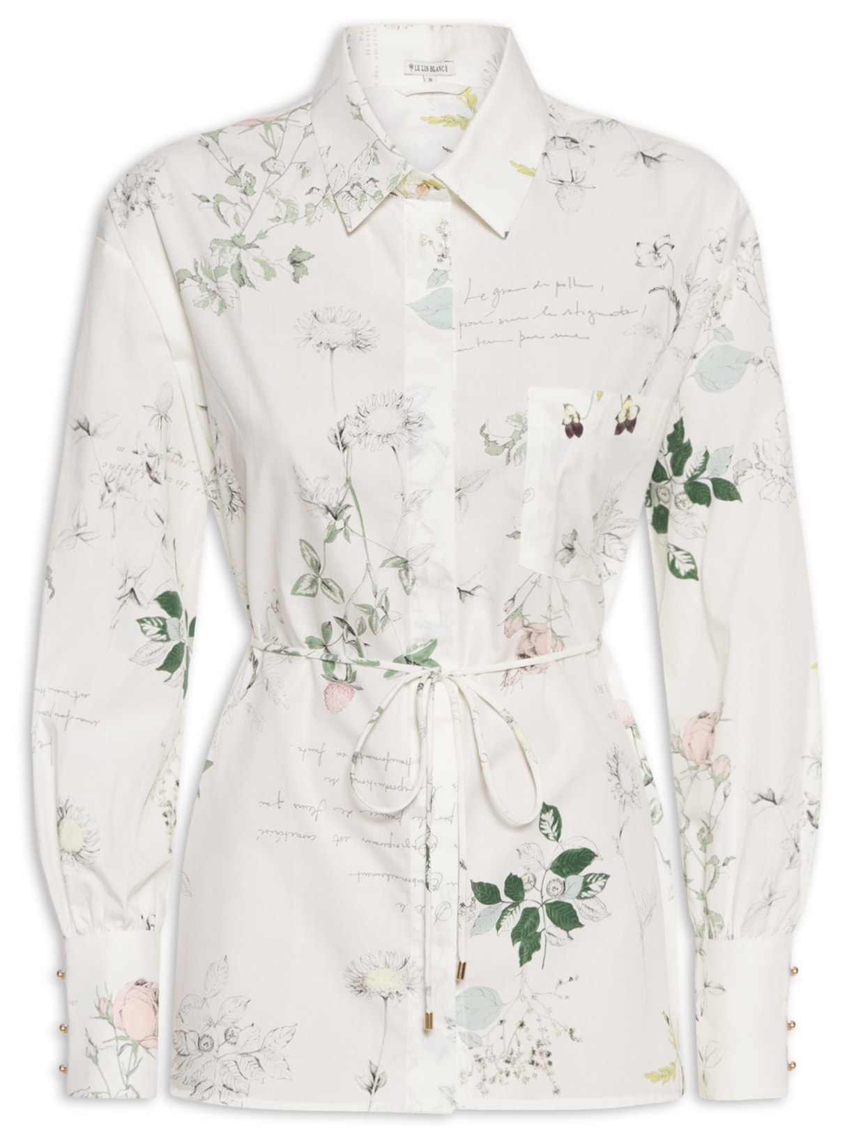 Camisa Feminina Priscila - Branco