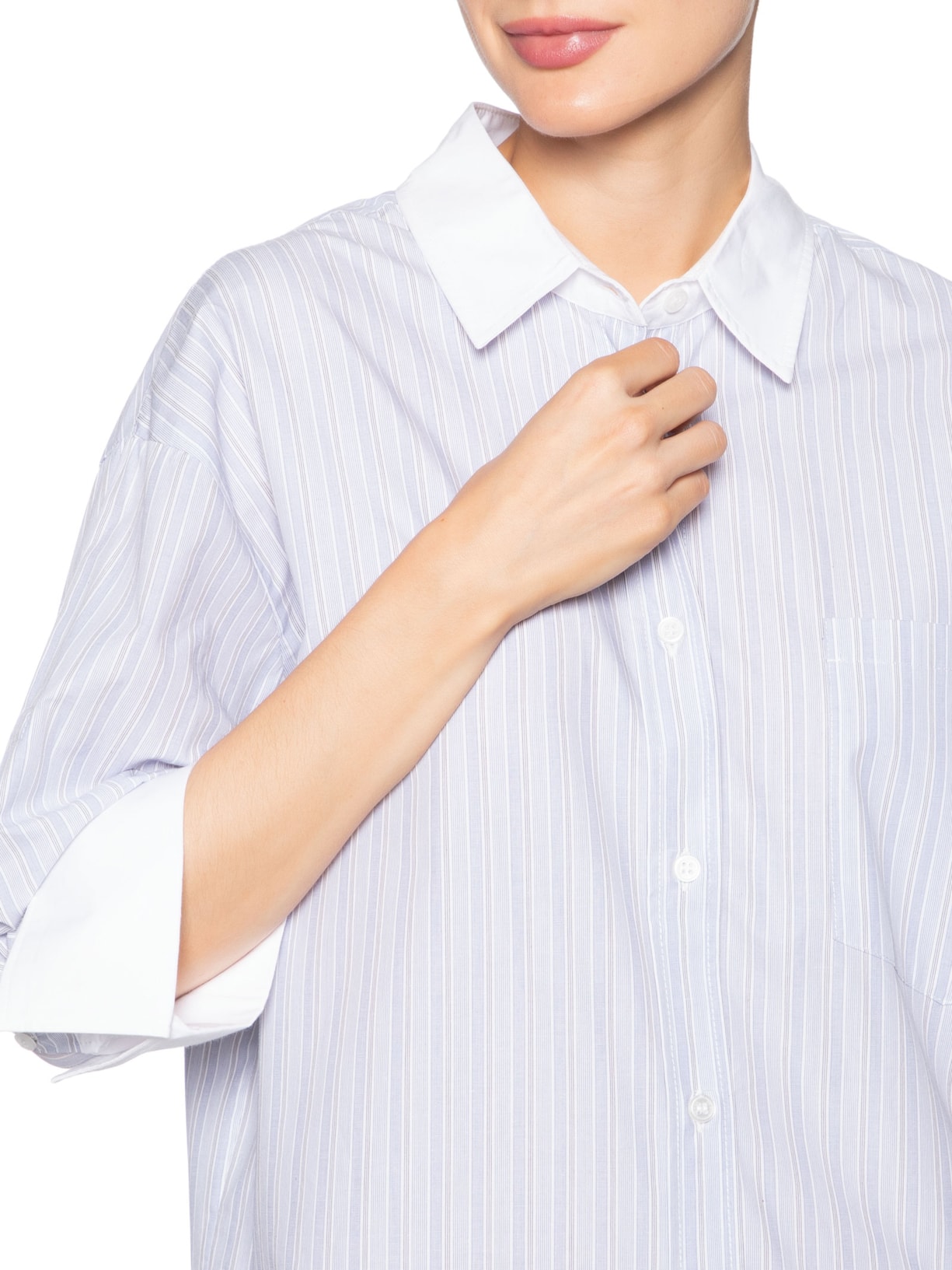 Camisa Feminina Punho Azul Animale