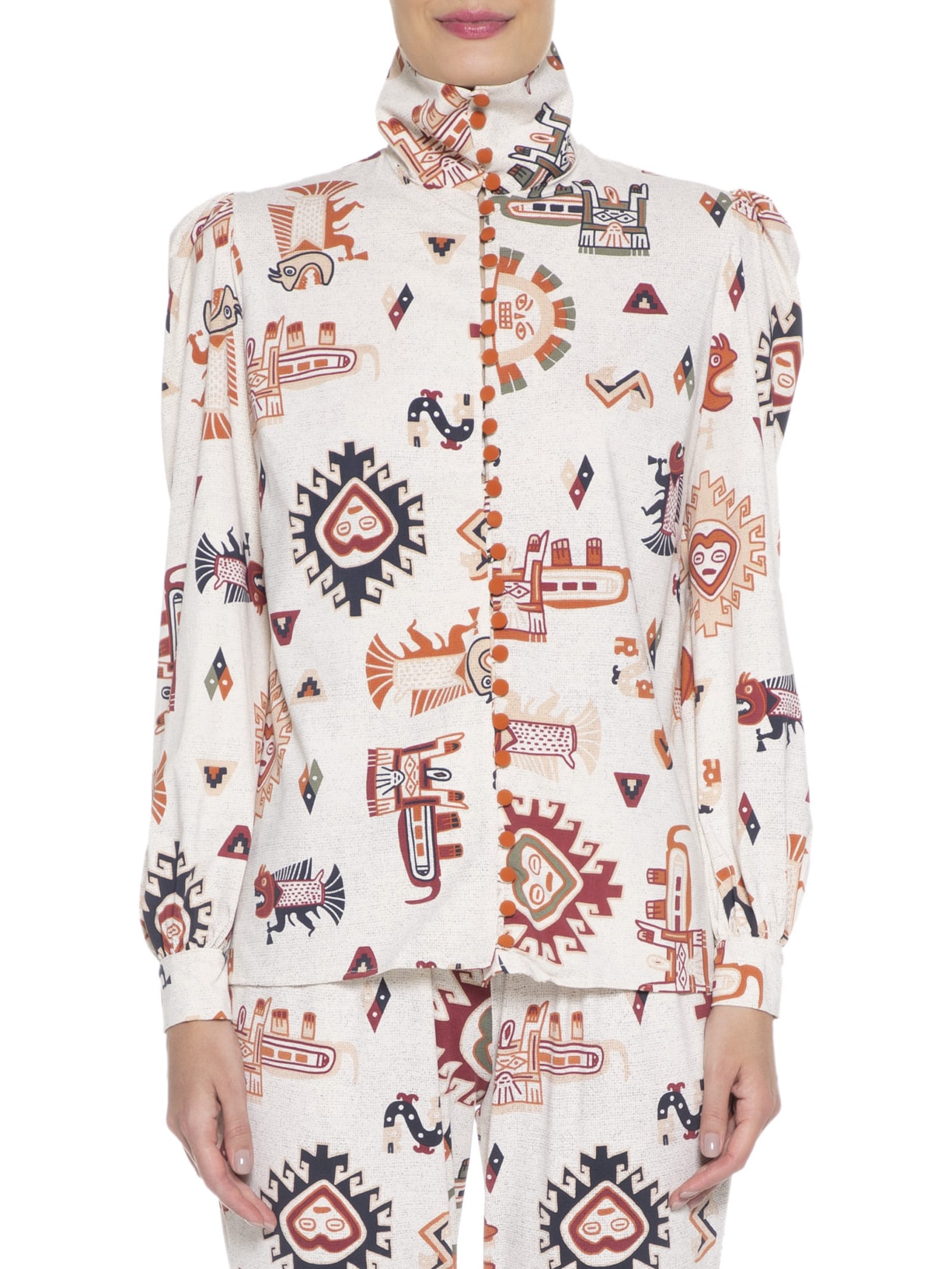 Camisa Feminina Puno Bege Fabi Freixo