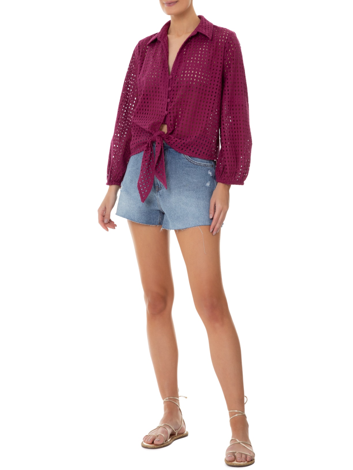 Camisa Feminina Regina Roxo Le Lis