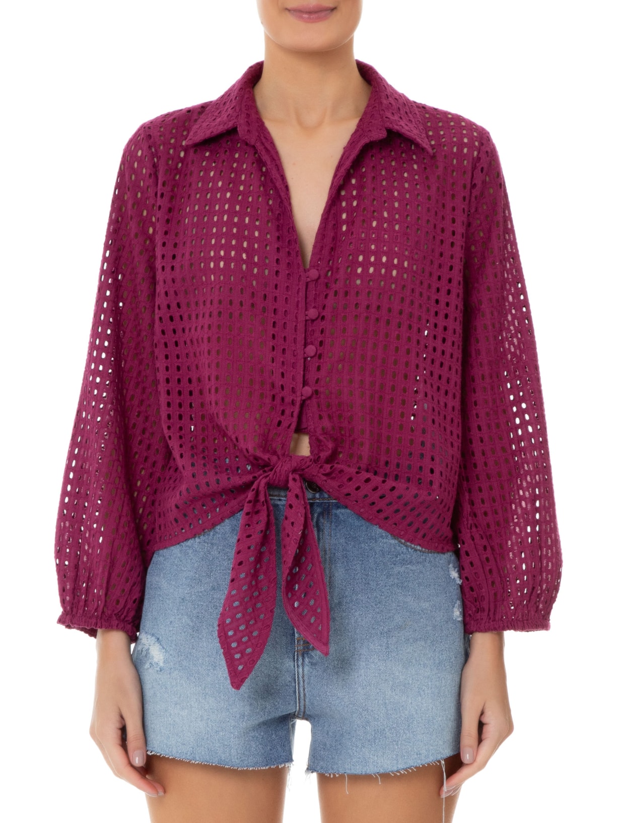 Camisa Feminina Regina Roxo Le Lis