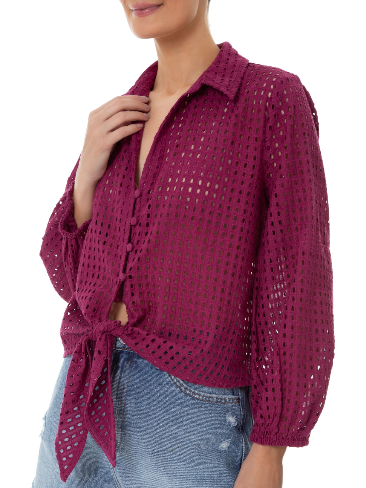 Camisa Feminina Regina Roxo Le Lis