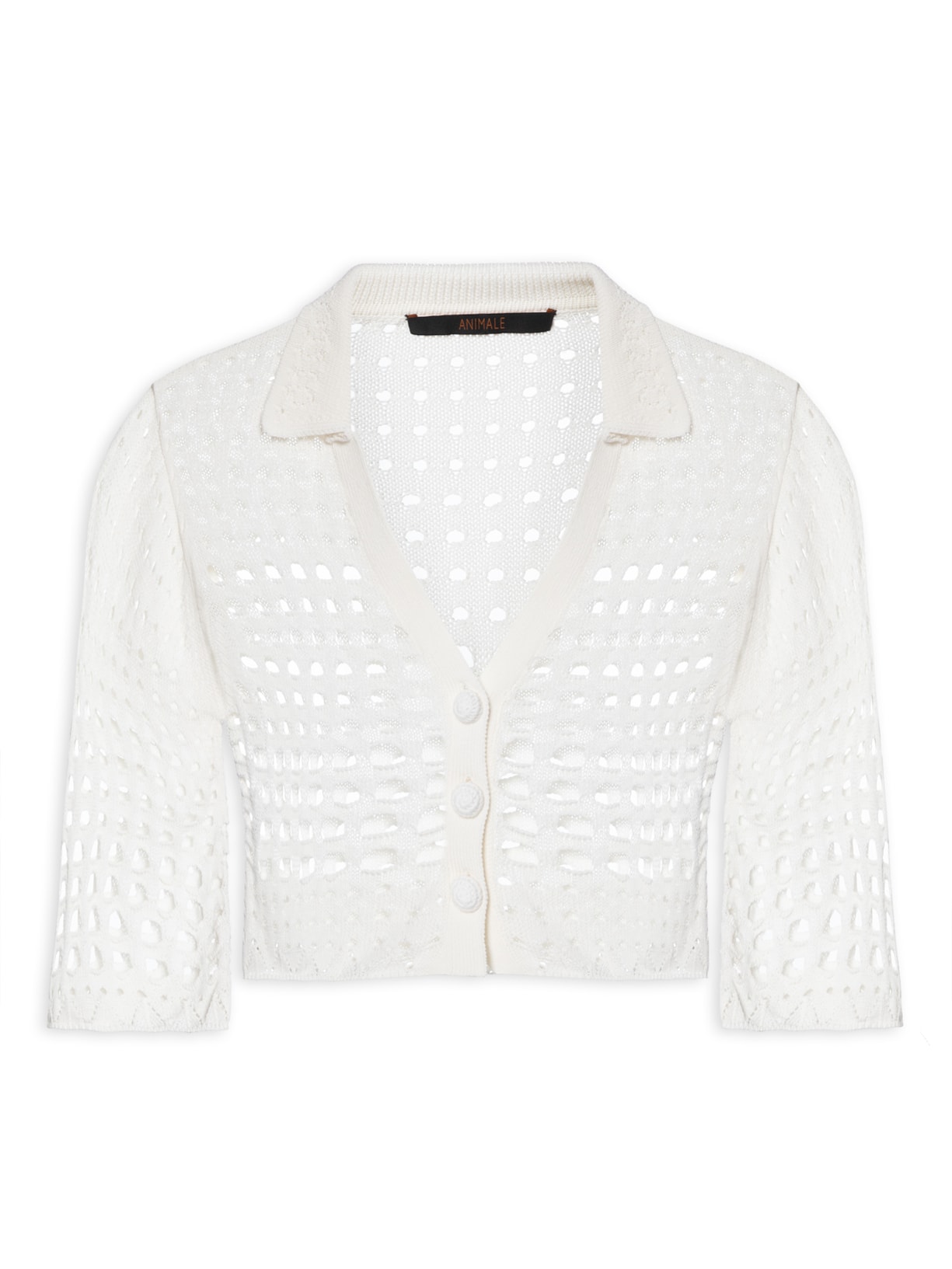 Camisa Feminina Resort Tricot - Branco