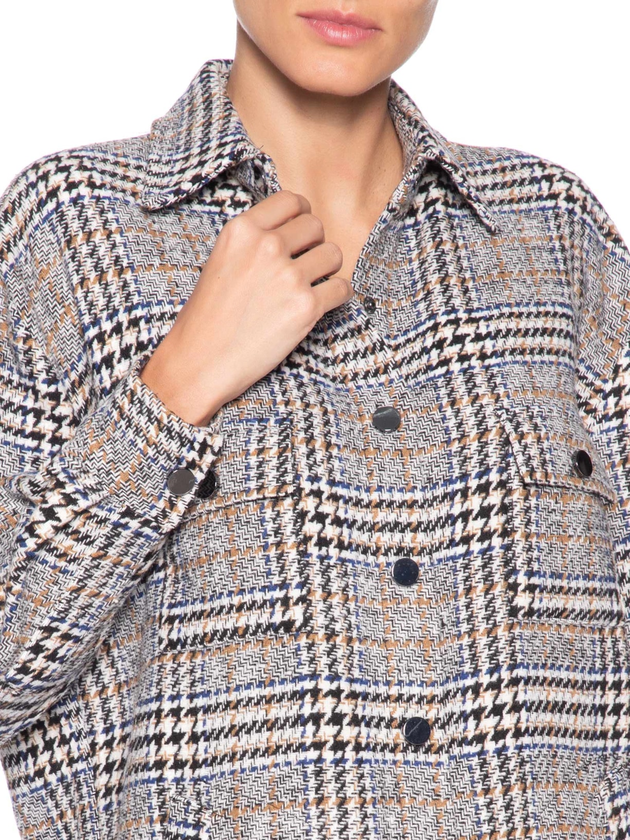 Camisa Feminina Rihanna Cinza Le Lis