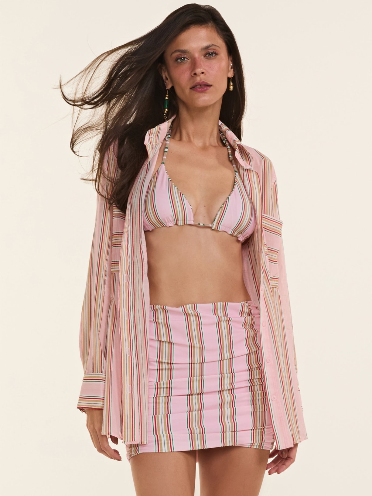 Camisa Feminina Rita Rosa Triya