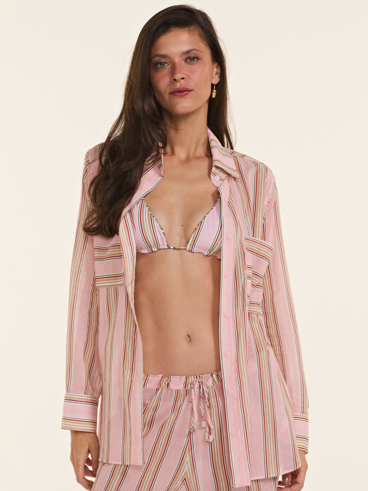 Camisa Feminina Rita Rosa Triya