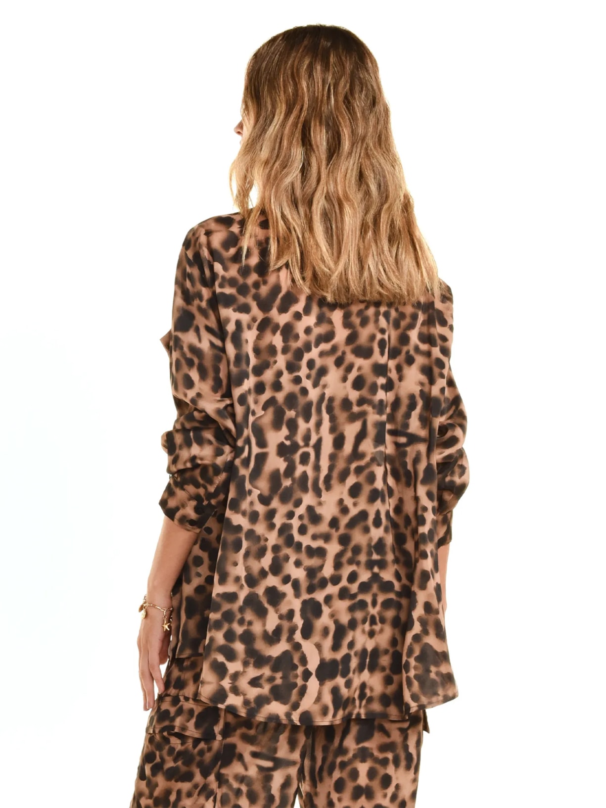 Camisa Feminina Safari Animal Print Triya