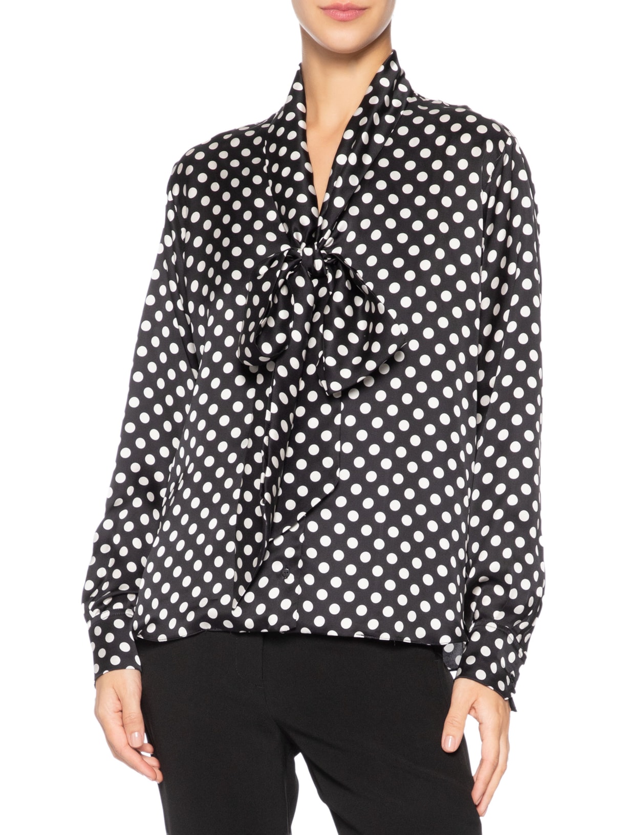 Camisa Feminina Santin Lenis Preto Andrea Bogosian