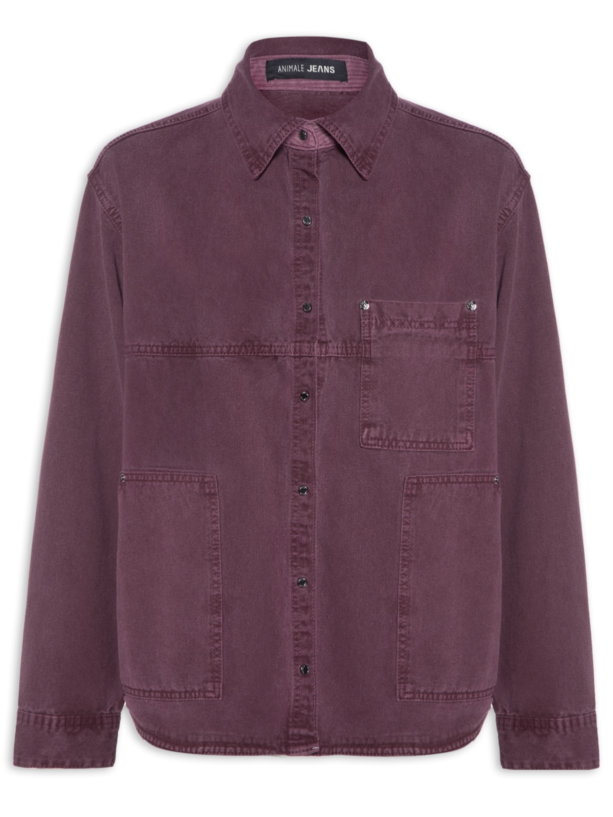 Camisa Feminina Sarja Overboy Worker - Roxo