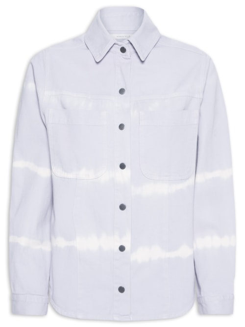 Camisa Feminina Sarja Tie Dye - Lilás