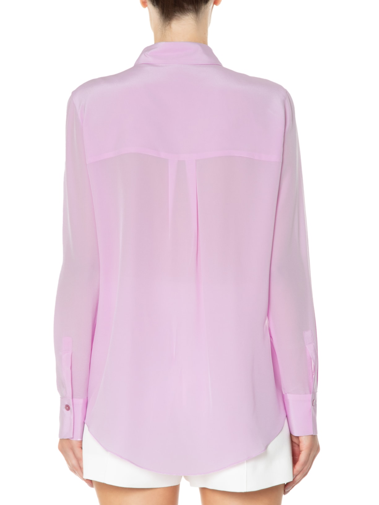 Camisa Feminina Seda Básica Buque Lilás Animale