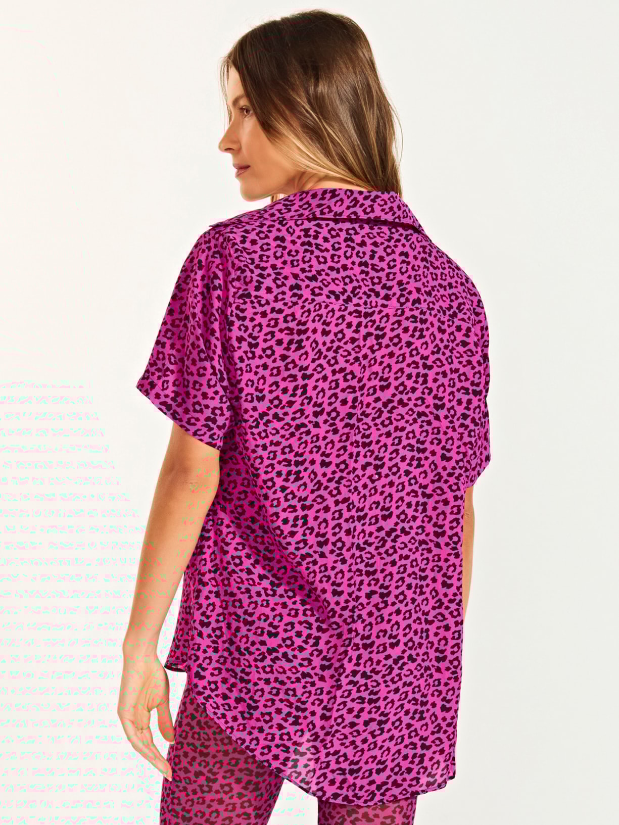 Camisa Feminina Sleep Animal Print Triya