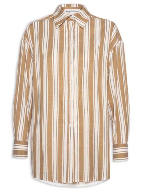 Camisa Feminina Stephanie - Marrom