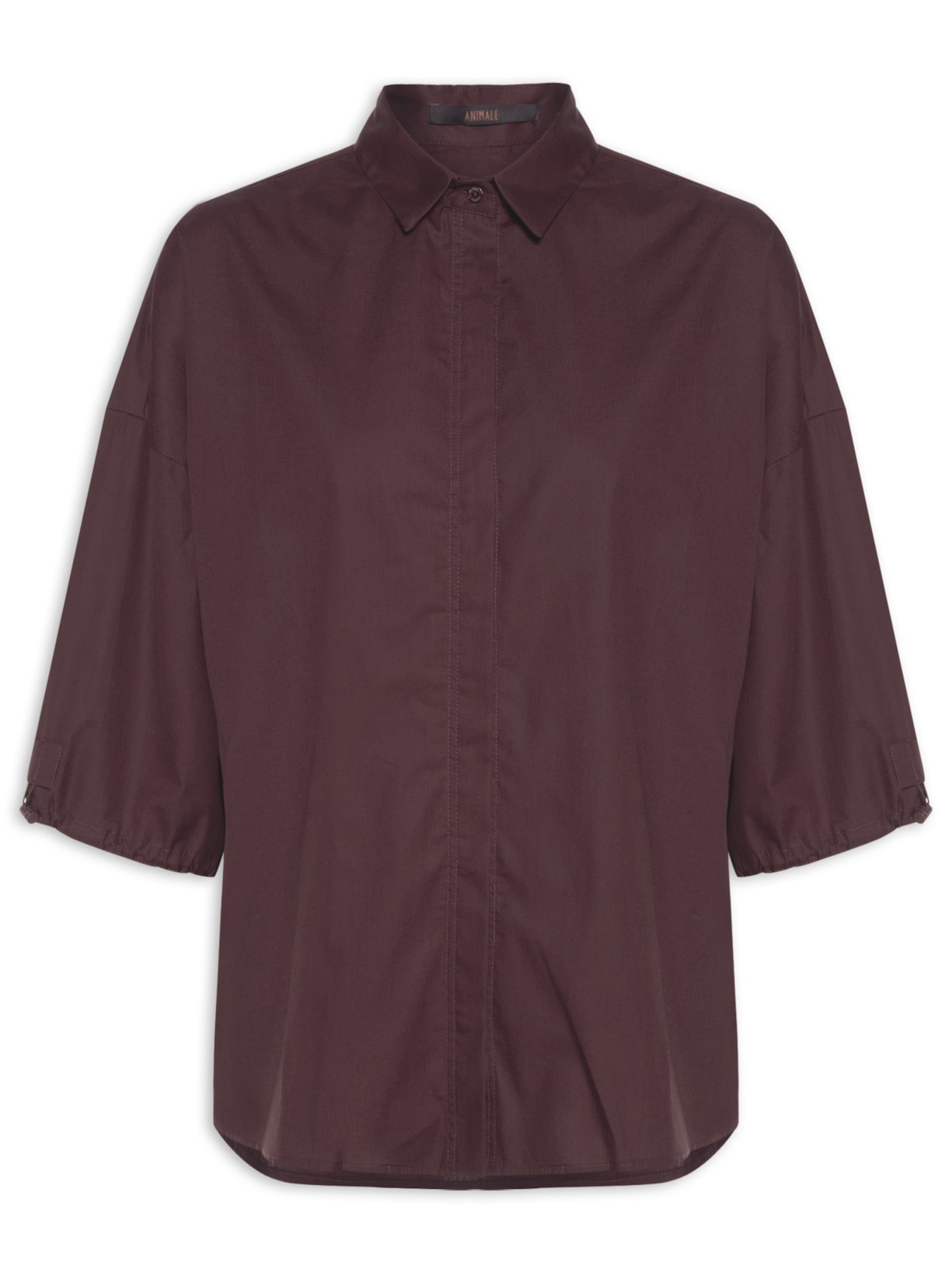Camisa Feminina Stoppers Boho Marrom Animale