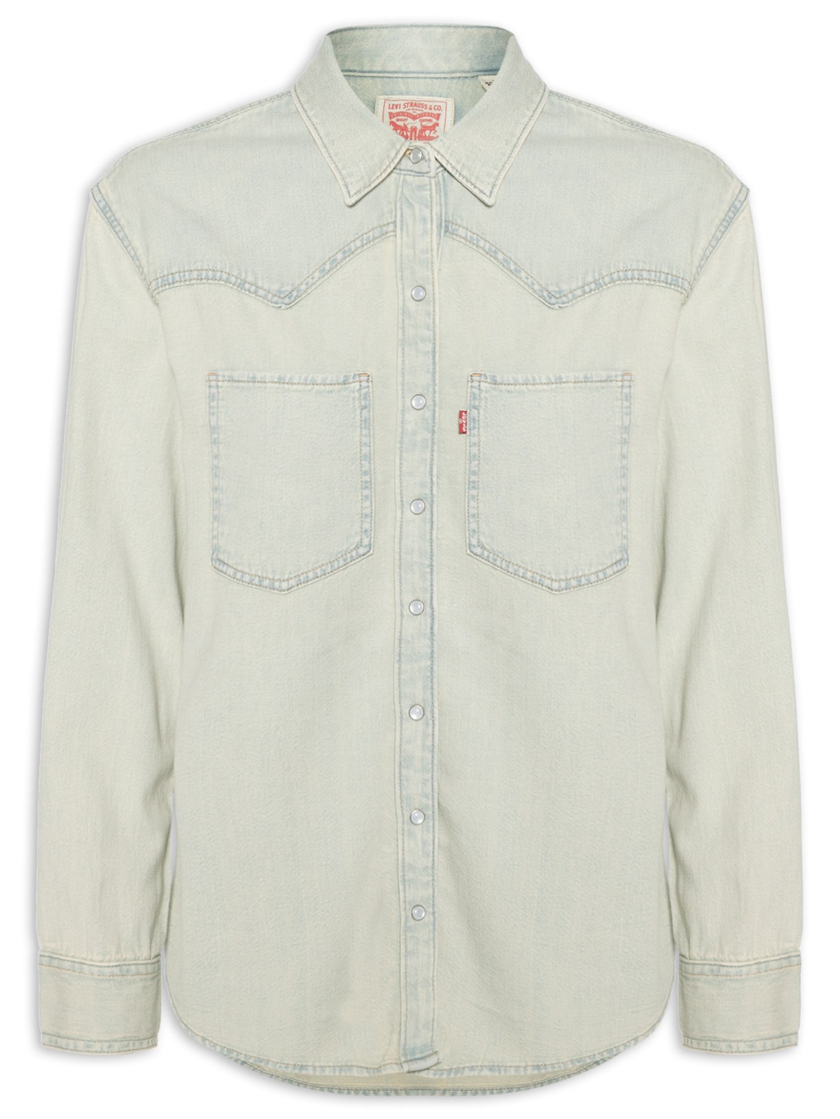 Camisa Feminina Teodora Western Shirt Azul Levi's