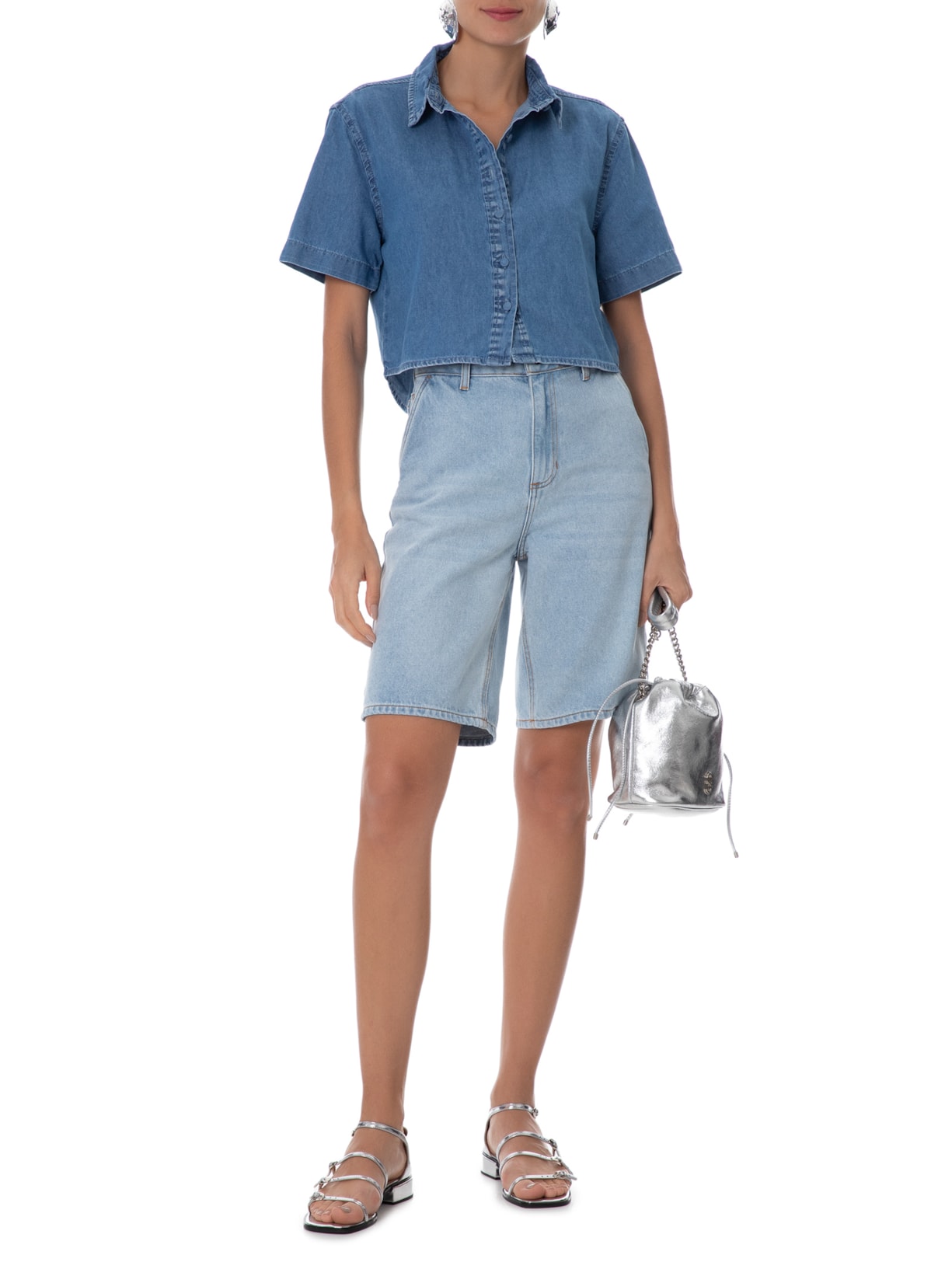 Camisa Feminina Thay Azul Le Lis