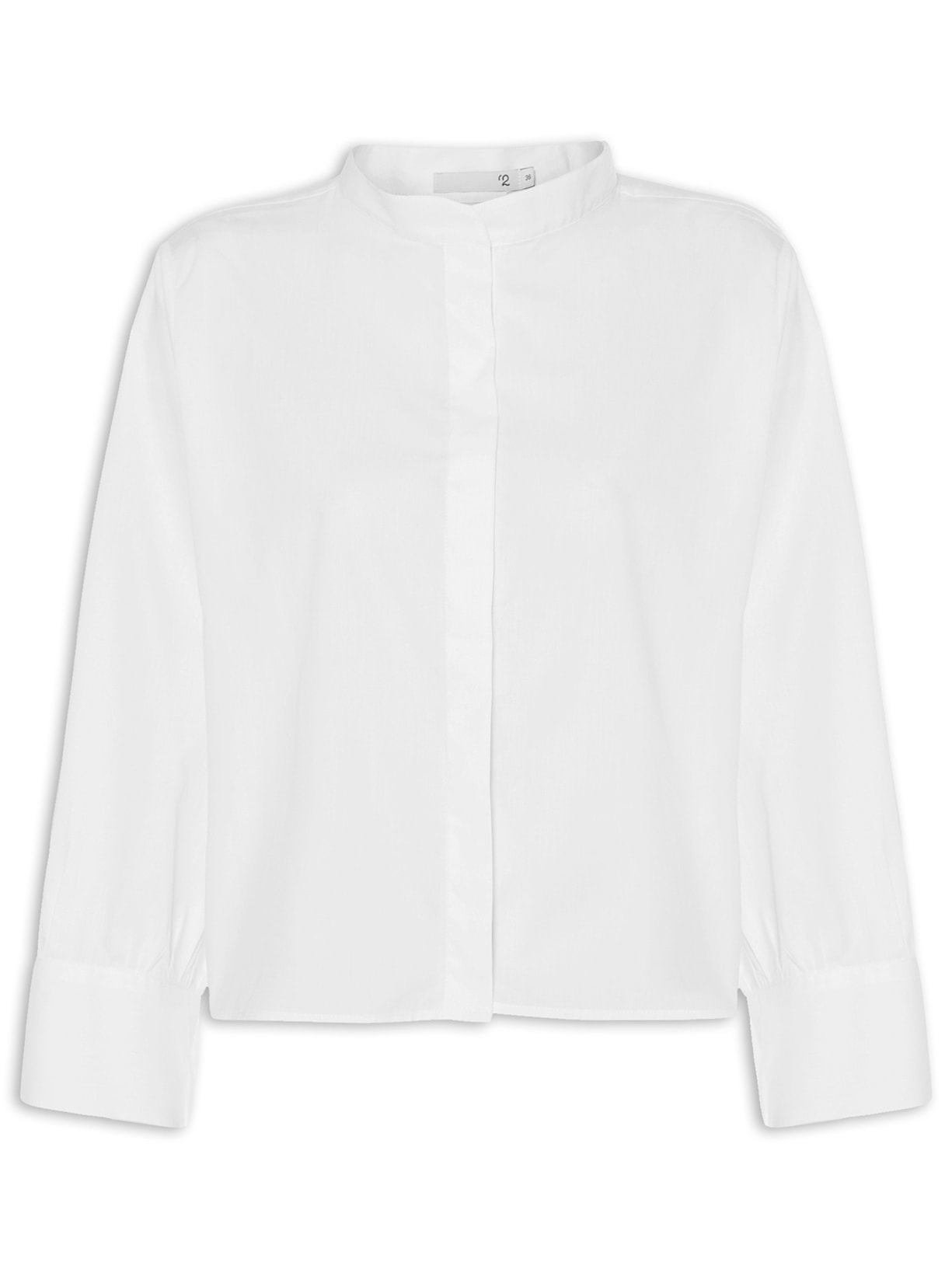 Camisa Feminina Tricoline Branco '2Essential