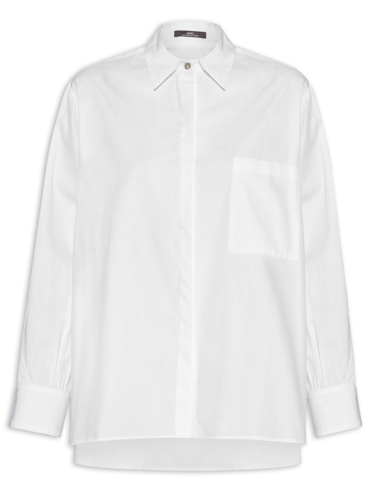 Camisa Feminina Tricoline Essencial - Branco