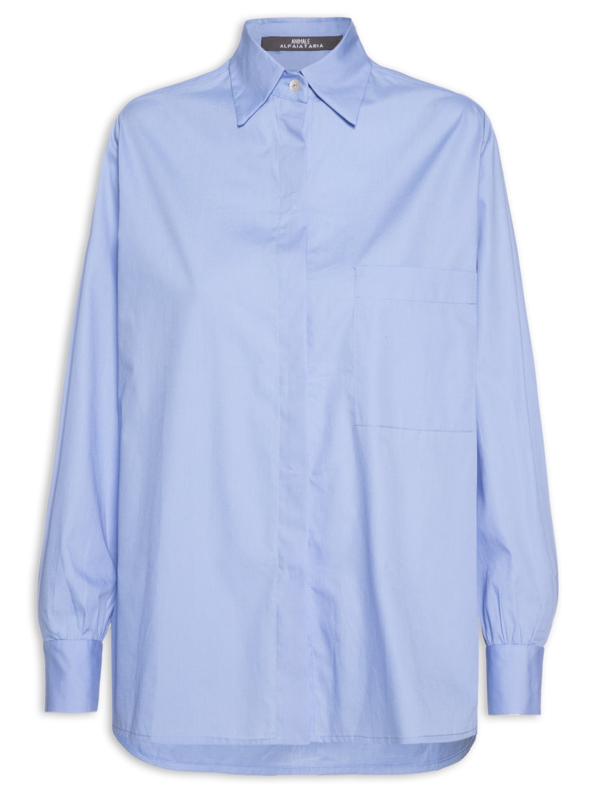 Camisa Feminina Tricoline Essential - Azul