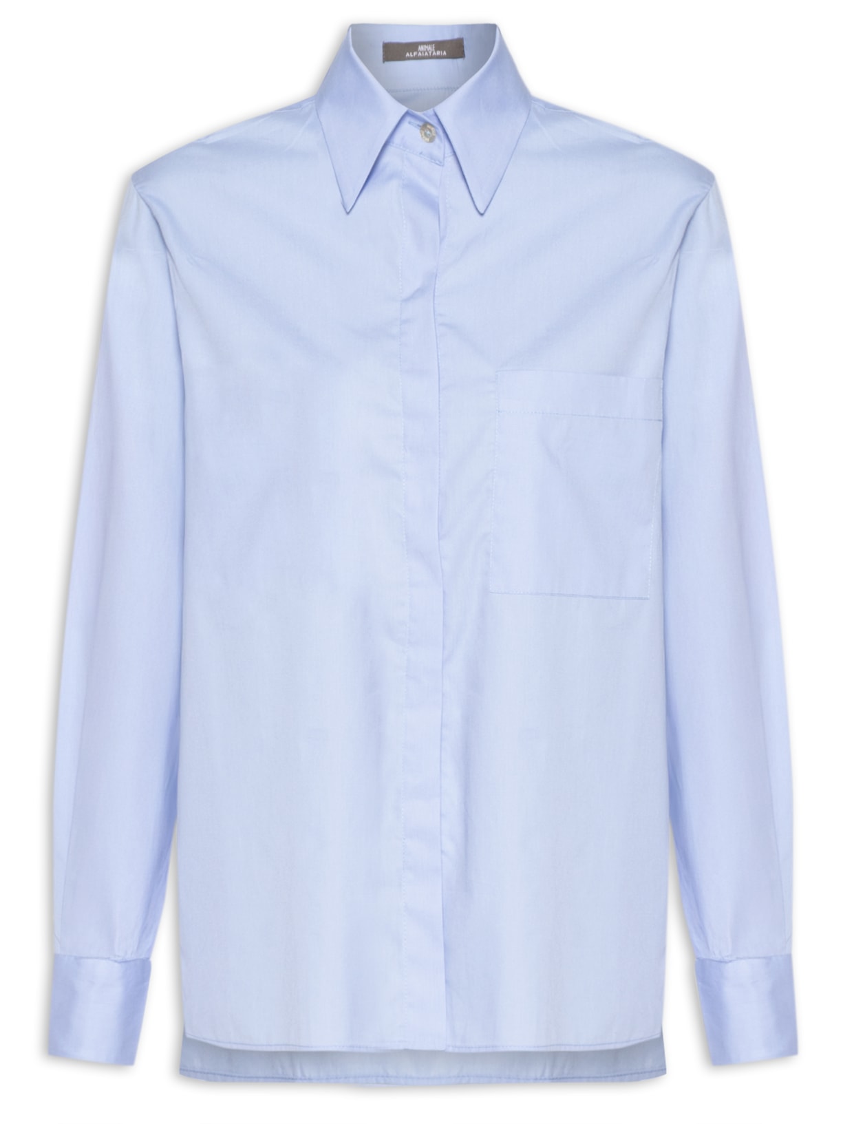 Camisa Feminina Tricoline Essential - Azul